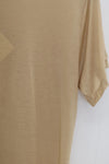 BASERANGE Classic Bamboo Fiber and Cotton Slim Fit T-shirt Series Collection Round Neck Bottoming Shirt France BAS-TOCT-BL-000-COCHLEA